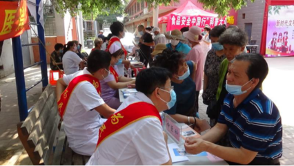 沈陽市安寧醫(yī)院參與北站街道新時代文明實踐志愿服務大集 聚焦社會經濟咨詢服務